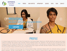 Tablet Screenshot of drmanjula.in